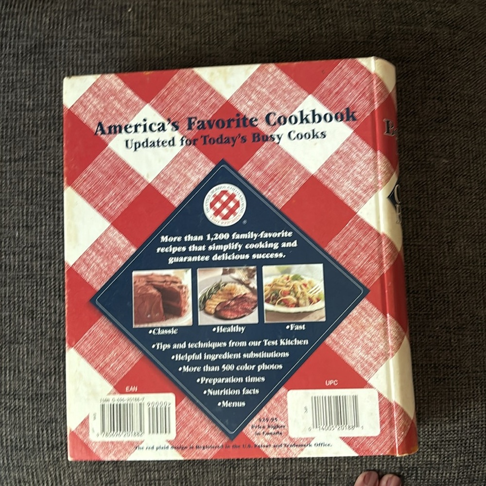 Better Homes and Gardens New Cook Book. Copy right 1996. - Picture 2 of 3